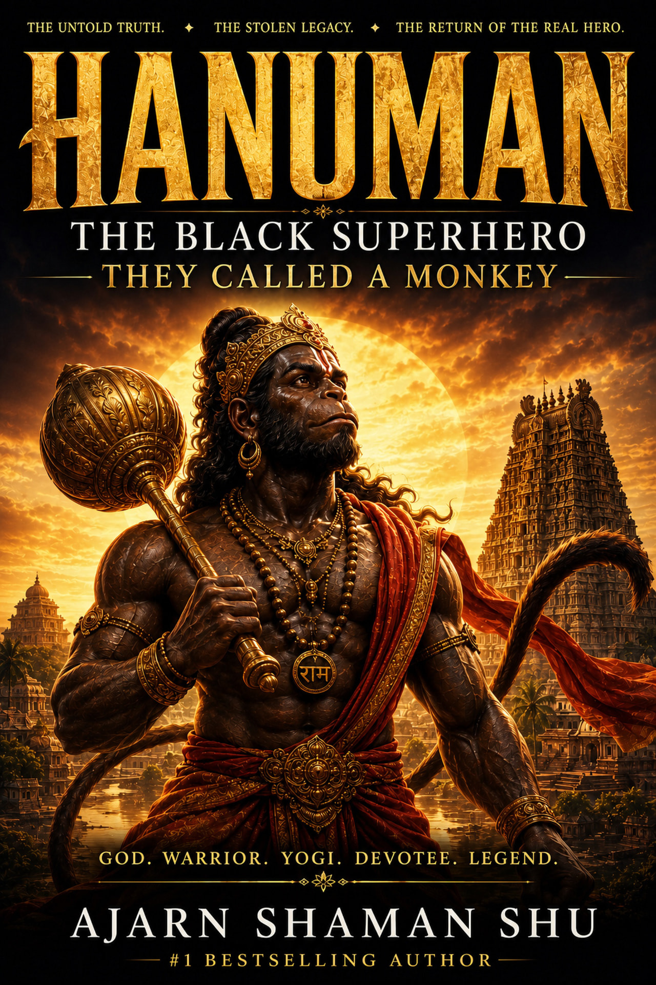 Cover of Hanuman: The Black Superhero They Called a Monkey