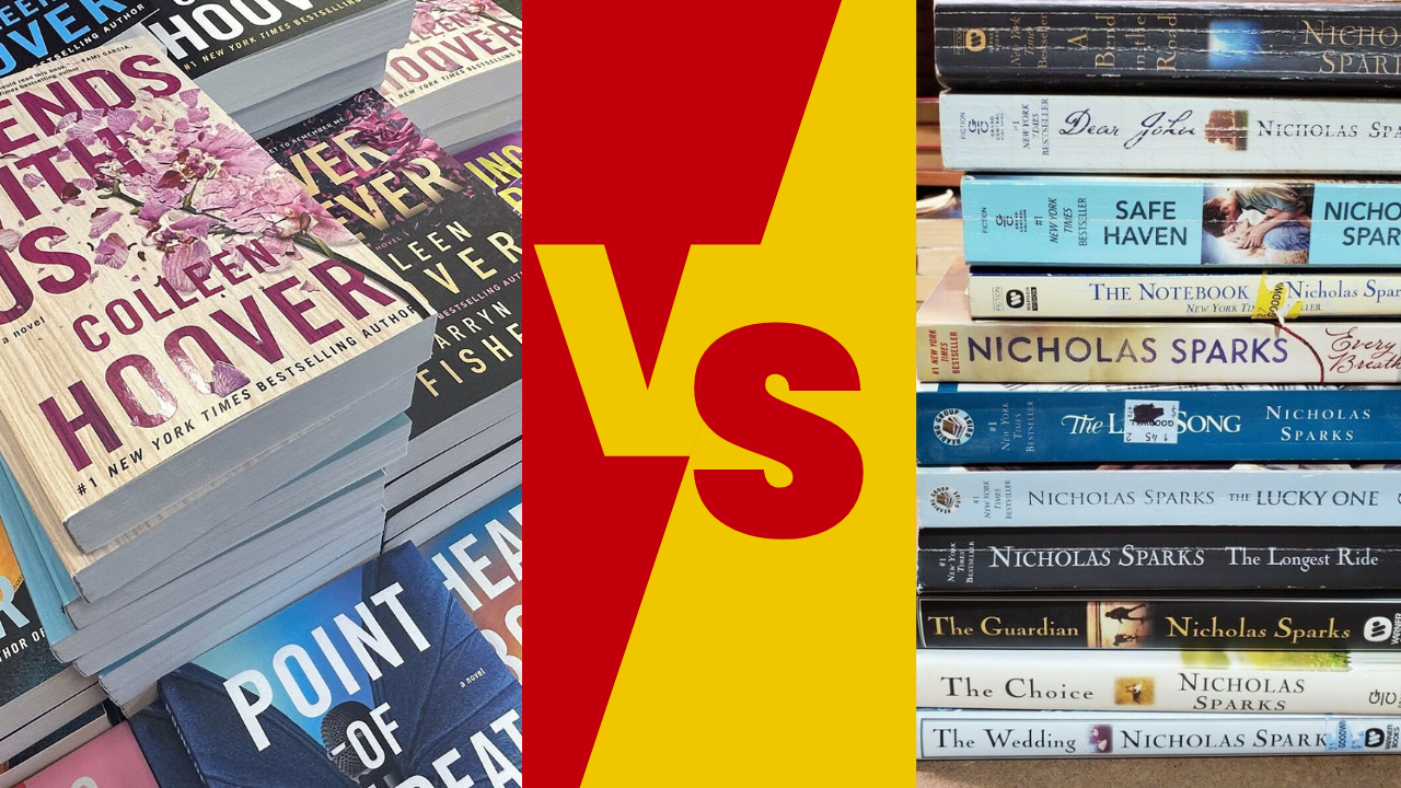 Read more about the article Colleen Hoover vs. Nicholas Sparks: A Clash of Romance Titans